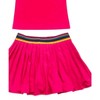 Girl Tween Pleated Tennis Skort 2 Piece Set - little Olin - 3 of 3
