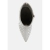 Frostin Pointed Toe Rhinestones Stiletto Boots - 4 of 4