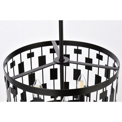 Levante Black 3-Light Contemporary Pendant