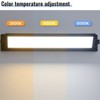3 Color Temperature Dimmable Black Bathroom Vanity Light Bar 27inch 26W LED Modern Matte Black Bathroom Wall Lighting Fixtures Over Mirror - 2 of 4