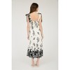 August Sky Women’s Tropical Print Midi Dress - 2 of 4