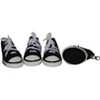 Pet Life Extreme-Skater Canvas Casual Grip Pet Dog Shoes Sneakers - Set Of 4, LG, Navy - 3 of 3