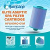 Hurricane HF6H940-01M Elite Aseptic Pool and Spa Filter Cartridge Replacement for PWW50P3-M, Unicel 6CH-940RA, Filbur FC-0395M, Blue - 2 of 4