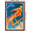 Trends International Marvel Fantastic Four: First Steps (2025) - The Human Torch Framed Wall Poster Prints - 3 of 4