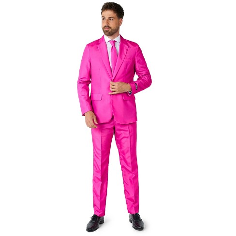 rekken was vod Suitmeister Men's Party Suit - Solid Pink - Size: Xl : Target