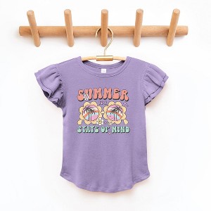 The Juniper Shop Summer State Of Mind Toddler Flutter Sleeve Tee - 1 of 2