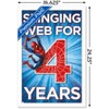 Trends International Marvel Spider-Man - Happy 4th Birthday Framed Wall Poster Prints - 3 of 4