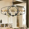 Savoy House Kirkland 6 - Light Chandelier in  English Bronze/Warm Brass - 2 of 4