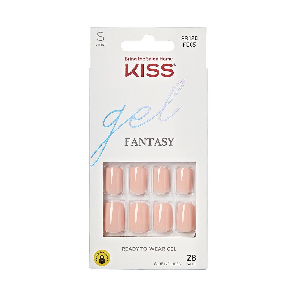 Photos - Manicure Cosmetics KISS Products Gel Fantasy Fake Nails - Midnight Snacks - 31ct