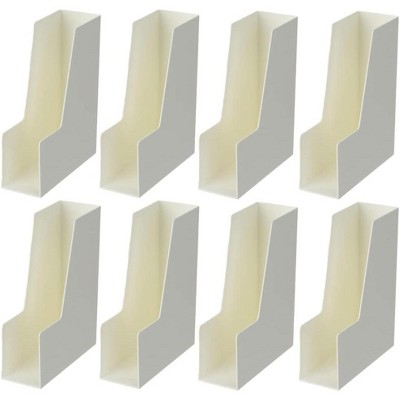 YBM Home Medium Plastic Magazine Holders, Pack of 8