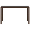 vidaXL 3 Piece Patio Dining Set with Cushions Poly Rattan Brown - 4 of 4