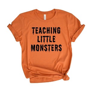 Simply Sage Market Women's Teaching Little Monsters Short Sleeve Graphic Tee - 1 of 4