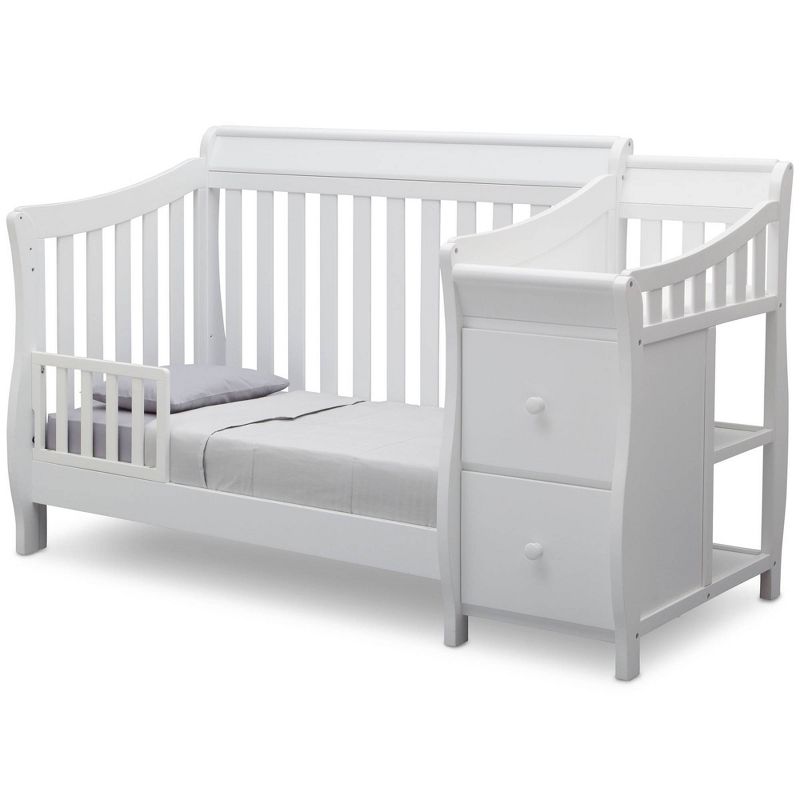 Delta Children Bentley Convertible Baby Crib and Changer, 6 of 11