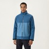 Anna-Kaci Active Men's Lightweight Zip-Up Windbreaker Jacket with High Collar and Zipper Pockets - 2 of 4