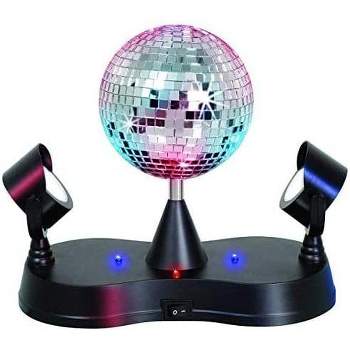 $100 Disco/Mirror Ball Package - (16 Ball, Pin Spot Light, Uplight, Stand  w/motorized rotation and Stand Drape) — Audio Visual Equipment Rental  Company Minneapolis MN