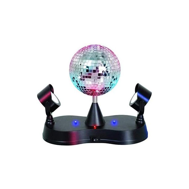 Kicko Disco Light Multi-Colored LED Revolving Strobe Light Ball, 1 of 4