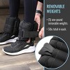 DMI Adjustable Wrist or Ankle Weights, 5 Removable Sand Pockets for Weight Adjustment, Max Weight of 10lbs, 2 X 5lbs - 4 of 4