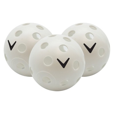 Callaway Practice Perforated Golf Balls 24pk - White