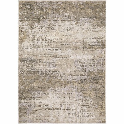 Oriental Weavers Nebulous Modern and Contemporary Rug 001H9 in Beige Rectangle 3' 3" X 5'