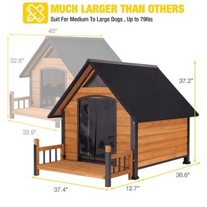 Aivituvin Insulated Dog House with Liner Inside| Iron Frame-AIR80/81/87-IN - 1 of 4