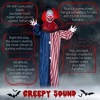 Whisen Halloween Battery-Operated Scary Clown, Talking, Glowing Eyes & Sound-Activated - Multicolor - 4 of 4