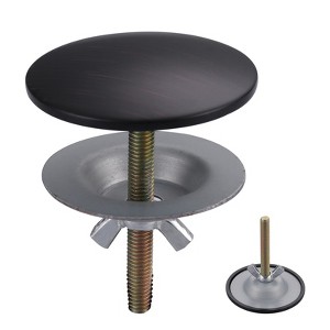 Sink Hole Cover 2-Pack – 2 Inch Deck Plate for Kitchen or Bathroom Faucet - 1 of 4
