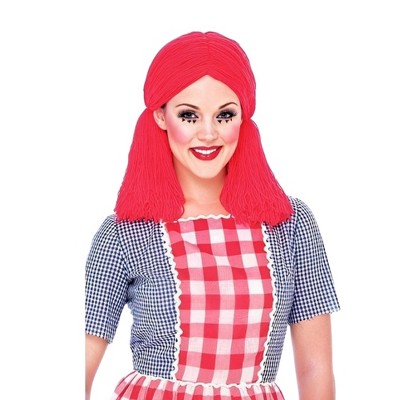Paper Magic Rag Doll Adult Women's Costume Wig