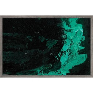 Trends International Urban - Green Splatter Framed Wall Poster Prints - 1 of 4