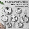 Karl Home Stainless Steel Cookware Set Tri-Ply Pots and Pans Set with Lids - 4 of 4