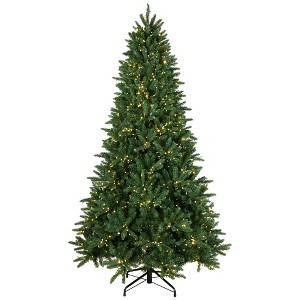 Northlight Real Touch™ Elite Pre-Lit Calgary Pine IPT Artificial Christmas Tree - 12' Dual Color LED - 1 of 4