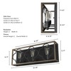 Hunter Fans 4.75" Gablecrest Wall Light French Oak Finish - Elegant 3-Light Vanity for Modern Farmhouse & French Country Style - 4 of 4