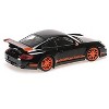 2007 Porsche 911 GT3 RS Black with Orange Stripes 1/18 Diecast Model Car by Minichamps - 3 of 3