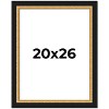 PosterPalooza | Embellished Brown Picture Frame - UV Acrylic, Foam Board Backing, Hanging Hardware - 2 of 4