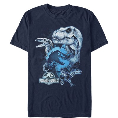 Men's Jurassic World: Fallen Kingdom Dinosaur Frost T-shirt - Navy Blue ...