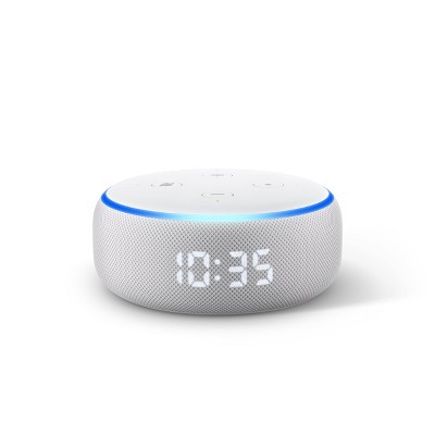 Amazon Echo Dot (3rd Gen) - With Clock 