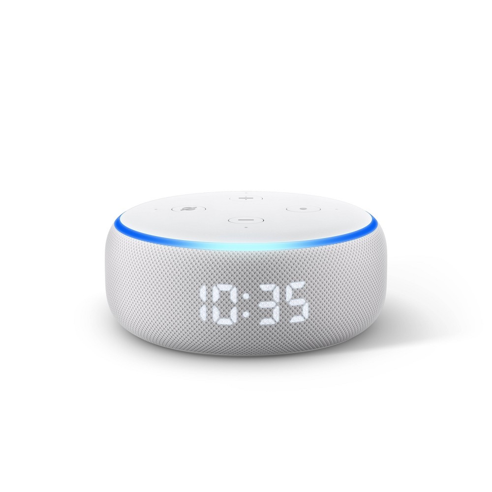 Amazon Echo Dot (3rd Gen) - With Clock - Sandstone was $59.99 now $34.99 (42.0% off)
