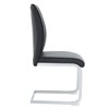 DOMETOUR Set of 4 High Resilience PU Dining Chair with Arched Metal Leg - image 4 of 4