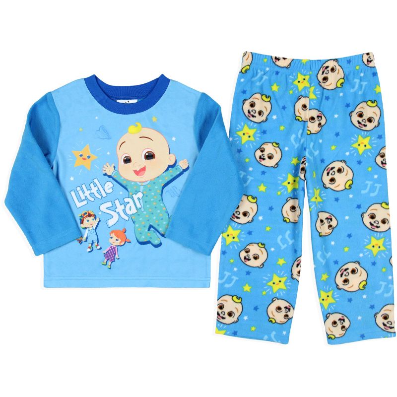 CoComelon Toddler Boys' Long Sleeve Pajama Shirt Pants Set, 1 of 5