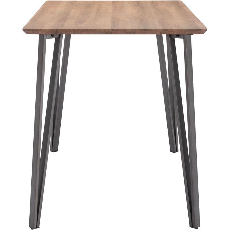 55.1&#34; Grace Counter Table Brown - ZM Home, 4 of 12