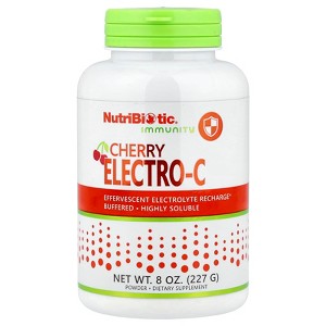 NutriBiotic Immunity, Cherry Electro-C Powder, 8 oz (227 g) - 1 of 4