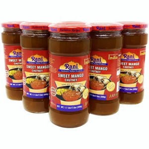 Sweet Mango Chutney - 17.6oz (1.1lbs) 500g Pack of 6 - Rani Brand Authentic Indian Products - 1 of 4