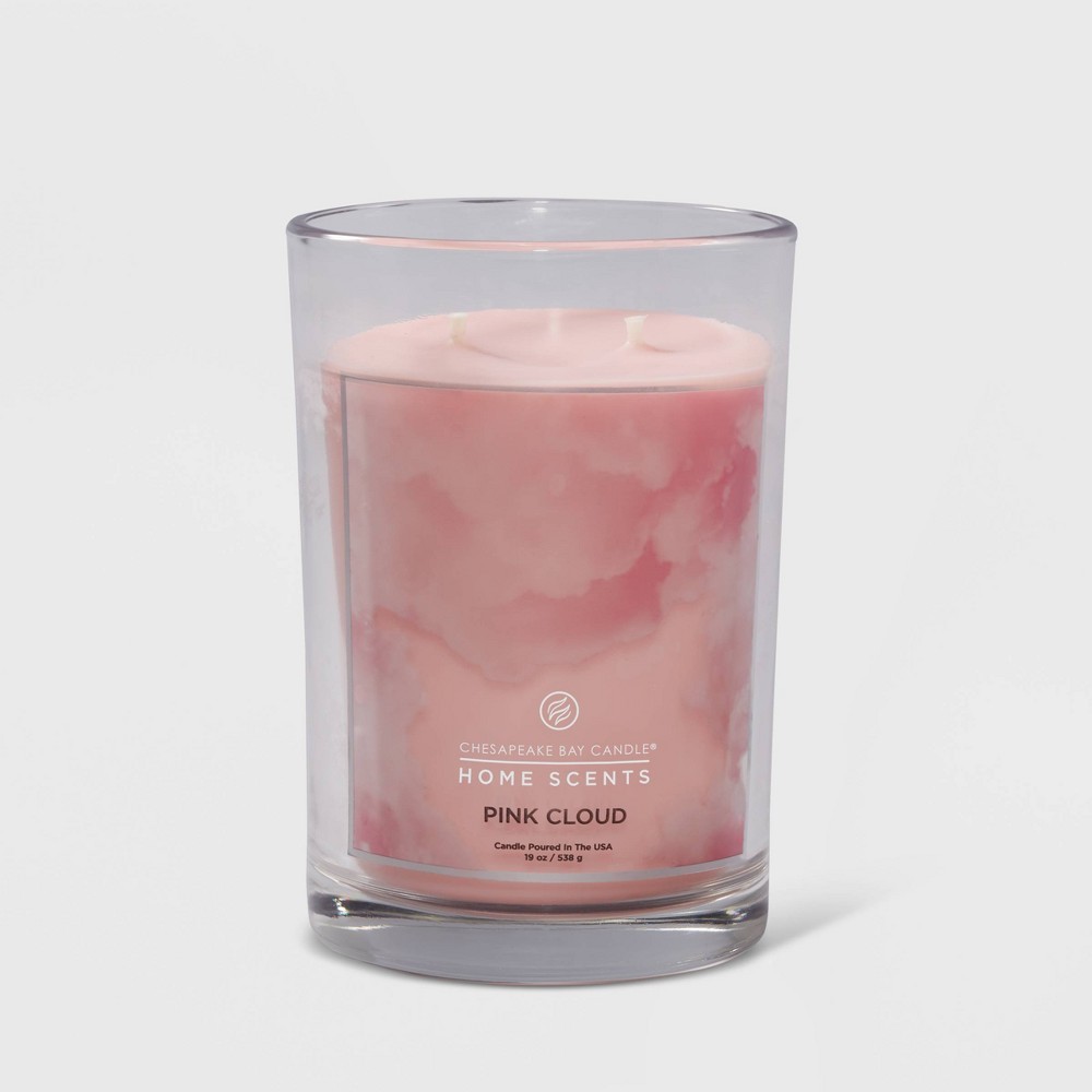 19oz Jar Candle Pink Cloud - Home Scents by Chesapeake Bay Candle