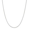 Black Bow Jewelry 1.25mm Sterling Silver Diamond Cut Solid Octagonal Box Chain Necklace - 2 of 4