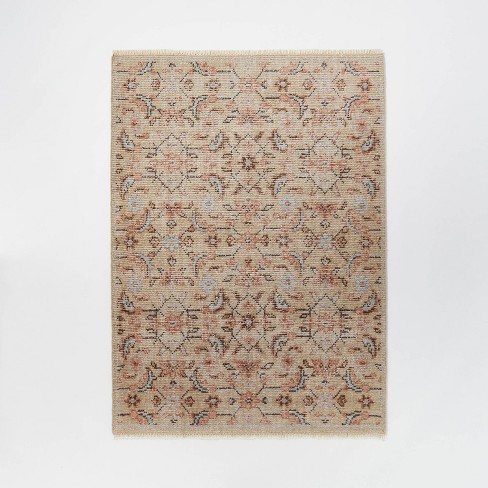 Rockland Hand Knotted Distressed Persian Style Rug Ivory - Threshold™ designed with Studio McGee - image 1 of 4