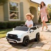 Aosom Licensed Chevrolet TAHOE Electric Car for Kids with Remote Control, 12V Battery Powered Ride On Car with LED Lights, MP3, Horn, Music - 3 of 4