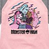 Girls' - Mattel - Bestie Big Hug Shirt Tail Raglan Graphic T-shirt - 2 of 3