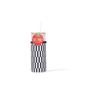 16.91 fl oz Vivitar Iced Coffee Cup Black/White - 1 of 4