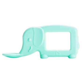 Munchkin The Baby Toon Silicone Teether Spoon Elephant - Mint
