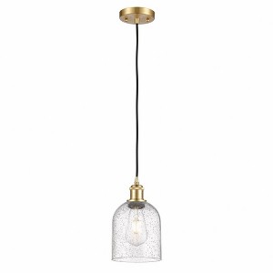 Bella - 1 Light Cord Hung Mini Pendant In Industrial Style-9.5 Inches Tall and 5.5 Inches Wide - 1 of 1