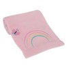 Bedtime Originals Fleece Baby Blanket - Pink - image 3 of 4